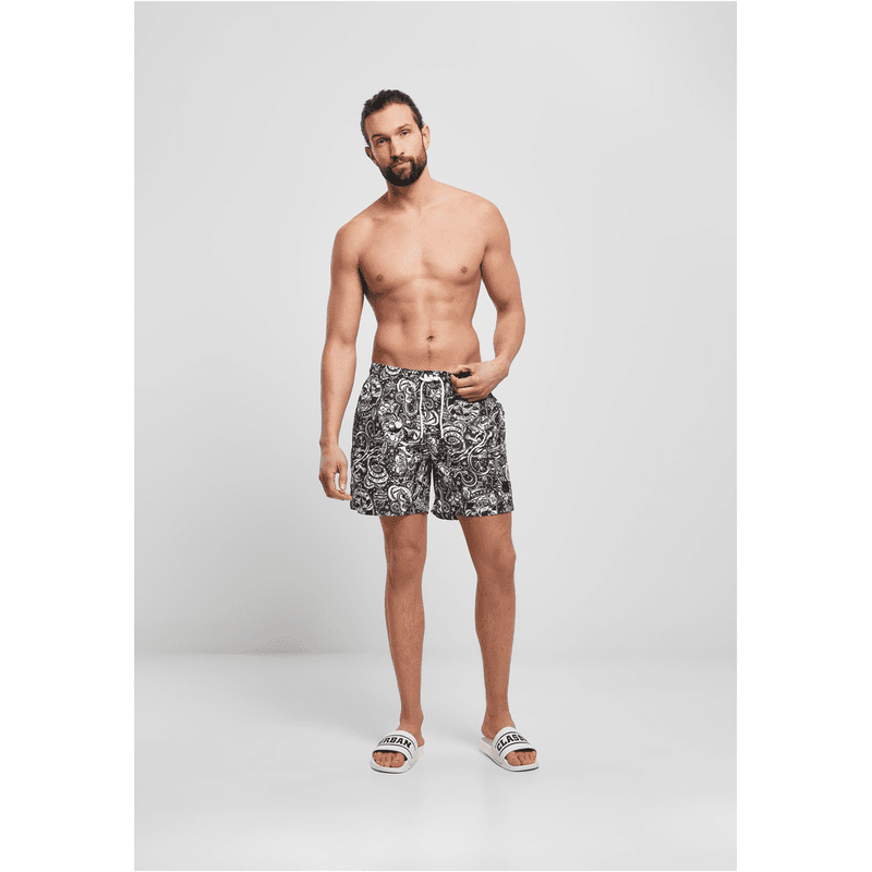 Laden Sie das Bild in Galerie -Viewer, Badeshorts "Tattoo" von Urban Classics Artikelbild 4