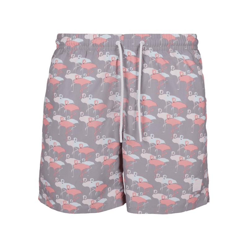 Laden Sie das Bild in Galerie -Viewer, Badeshorts "Flamingos" von Urban Classics Artikelbild 1