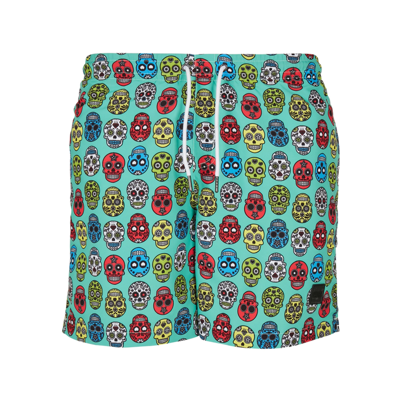 Laden Sie das Bild in Galerie -Viewer, Badeshorts "Skull" von Urban Classics Artikelbild 1