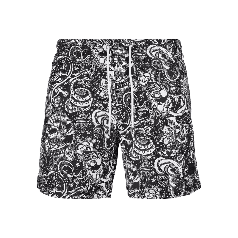 Laden Sie das Bild in Galerie -Viewer, Badeshorts "Tattoo" von Urban Classics Artikelbild 6