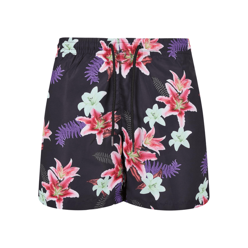 Laden Sie das Bild in Galerie -Viewer, Badeshorts "Tropical Flowers" von Urban Classics Artikelbild 6