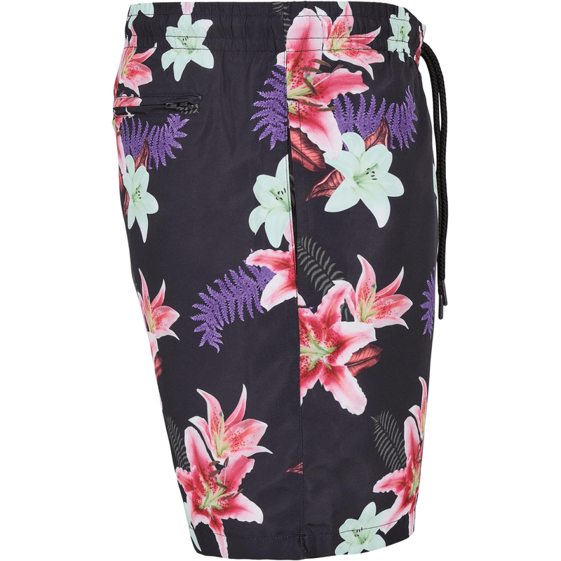 Laden Sie das Bild in Galerie -Viewer, Badeshorts "Tropical Flowers" von Urban Classics Artikelbild 8