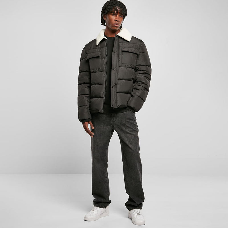 Laden Sie das Bild in Galerie -Viewer, Steppjacke mit Sherpa Kragen Artikelbild 3