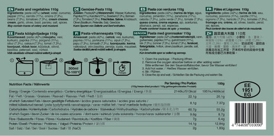 Tactical Foodpack "Gemüse-Pasta" Artikelbild 2