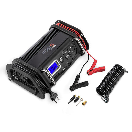 Batterieladegerät mit Kompressor