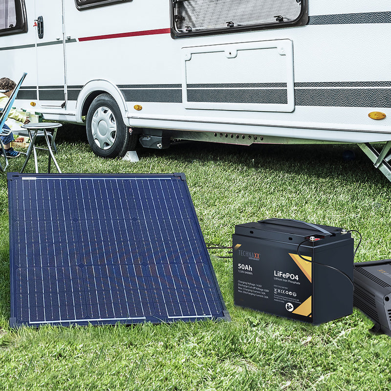 Laden Sie das Bild in Galerie -Viewer, 50W Solar Ladeset