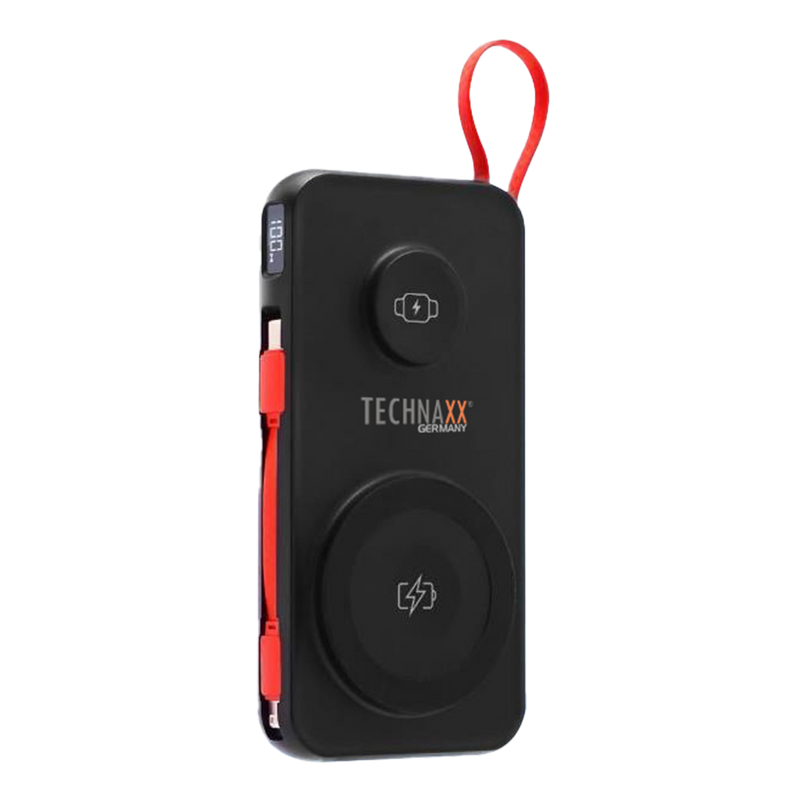 Laden Sie das Bild in Galerie -Viewer, Powerbank 10000 mAh 3-in-1 kabellose Schnellladung