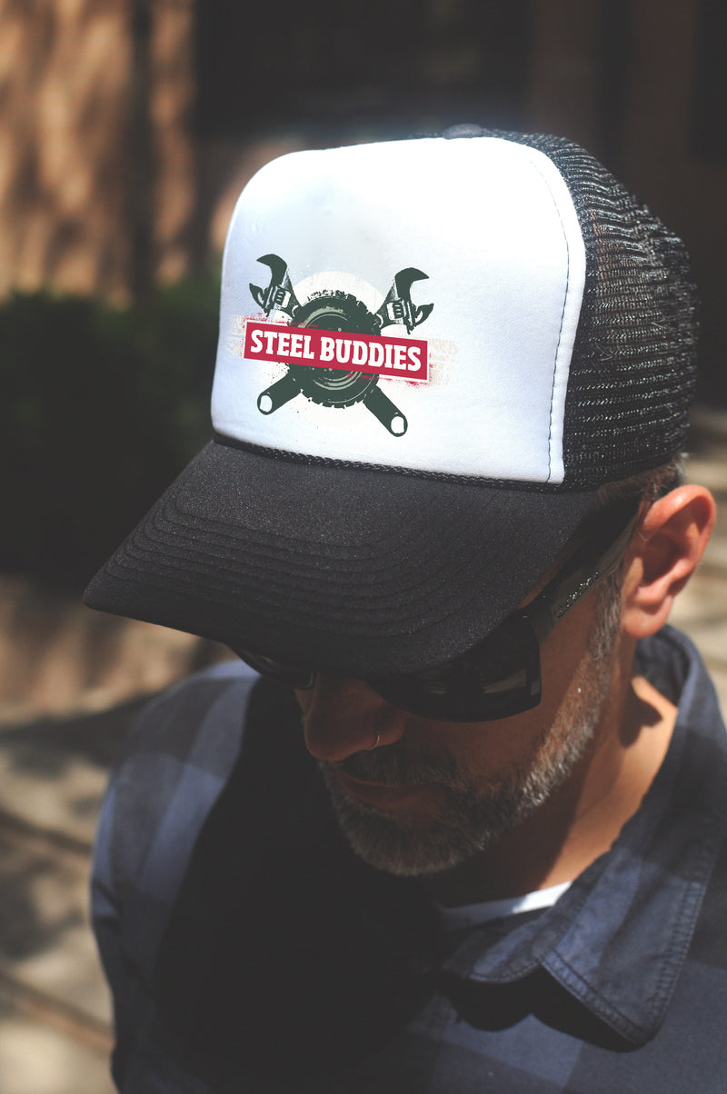 Laden Sie das Bild in Galerie -Viewer, Steel Buddies Trucker-Cap &quot;Logo&quot; Artikelbild 2
