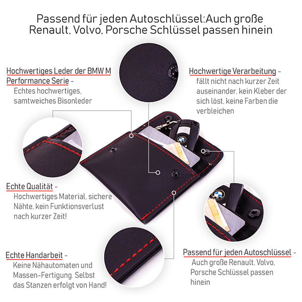 Laden Sie das Bild in Galerie -Viewer, Autoschlüssel-Etui Artikelbild 2