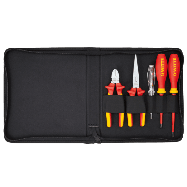 Laden Sie das Bild in Galerie -Viewer, WITTE VDE SLIM Werkzeugset 5-teilig Artikelbild 1