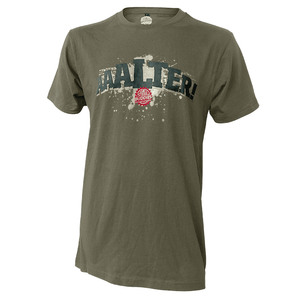 Laden Sie das Bild in Galerie -Viewer, Steel Buddies T-Shirt &quot;Aaalter!&quot; Artikelbild 1
