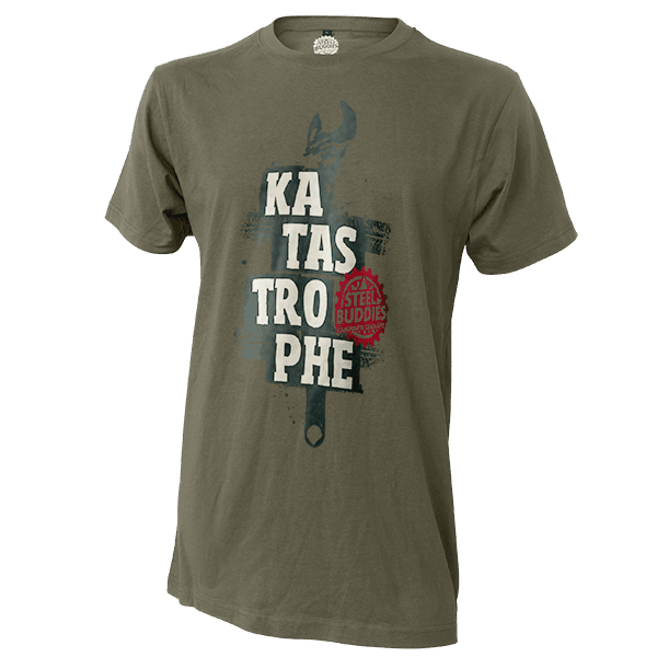 Laden Sie das Bild in Galerie -Viewer, Steel Buddies T-Shirt &quot;Katastrophe&quot; Artikelbild 1
