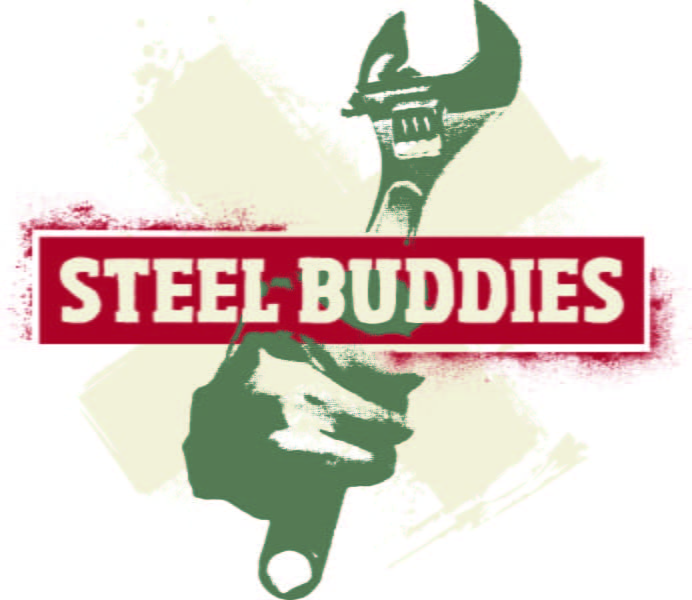 Laden Sie das Bild in Galerie -Viewer, Steel Buddies T-Shirt "Logo" Artikelbild 2