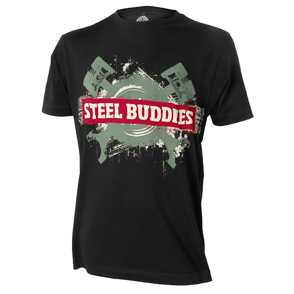 Laden Sie das Bild in Galerie -Viewer, Steel Buddies T-Shirt &quot;Logo&quot; Artikelbild 1
