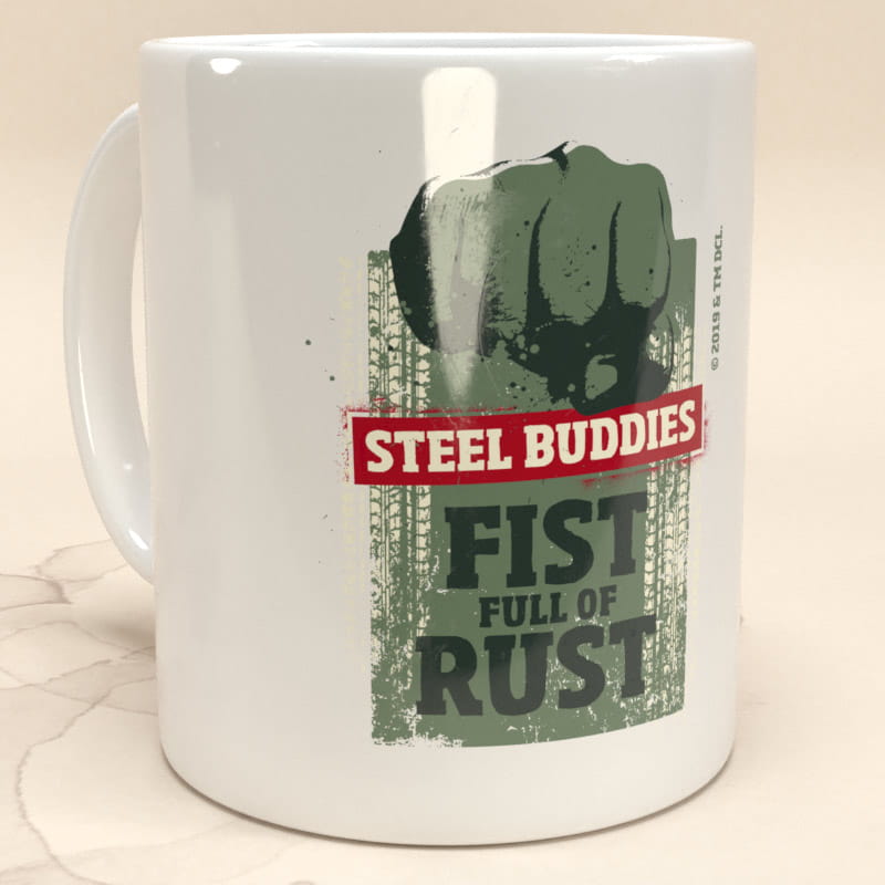Laden Sie das Bild in Galerie -Viewer, Steel Buddies Tasse "Fist Full of Rust" Artikelbild 1