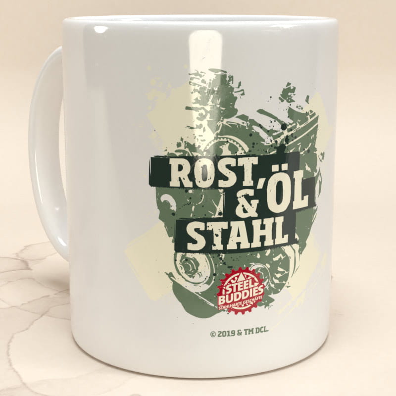 Laden Sie das Bild in Galerie -Viewer, Steel Buddies Tasse &quot;Rost, Öl &amp; Stahl&quot; Artikelbild 1
