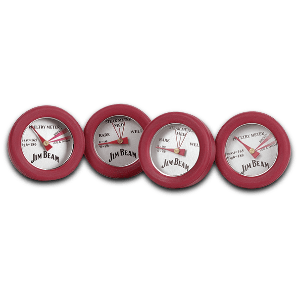 Laden Sie das Bild in Galerie -Viewer, Jim Beam BBQ-Thermometer 4 Stück Artikelbild 2