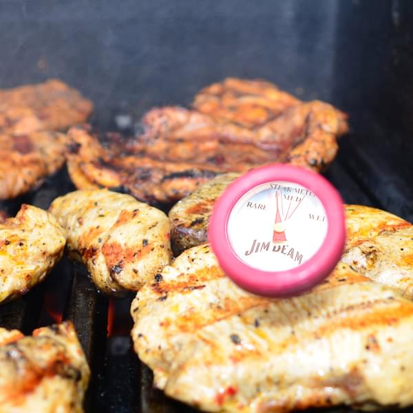 Laden Sie das Bild in Galerie -Viewer, Jim Beam BBQ-Thermometer 4 Stück Artikelbild 1
