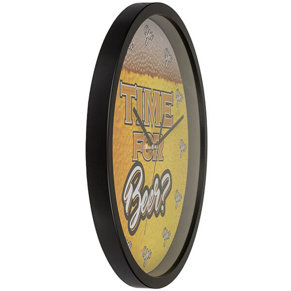 Laden Sie das Bild in Galerie -Viewer, Wanduhr "Time for Beer" Artikelbild 2