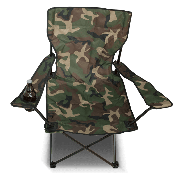 Laden Sie das Bild in Galerie -Viewer, Campingstuhl "Camouflage" mit Getränkehalter Artikelbild 5