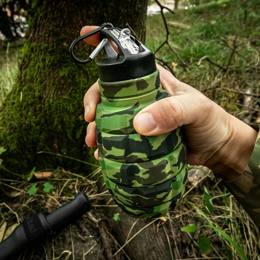 Ausziehbare Trinkflasche "Granate"