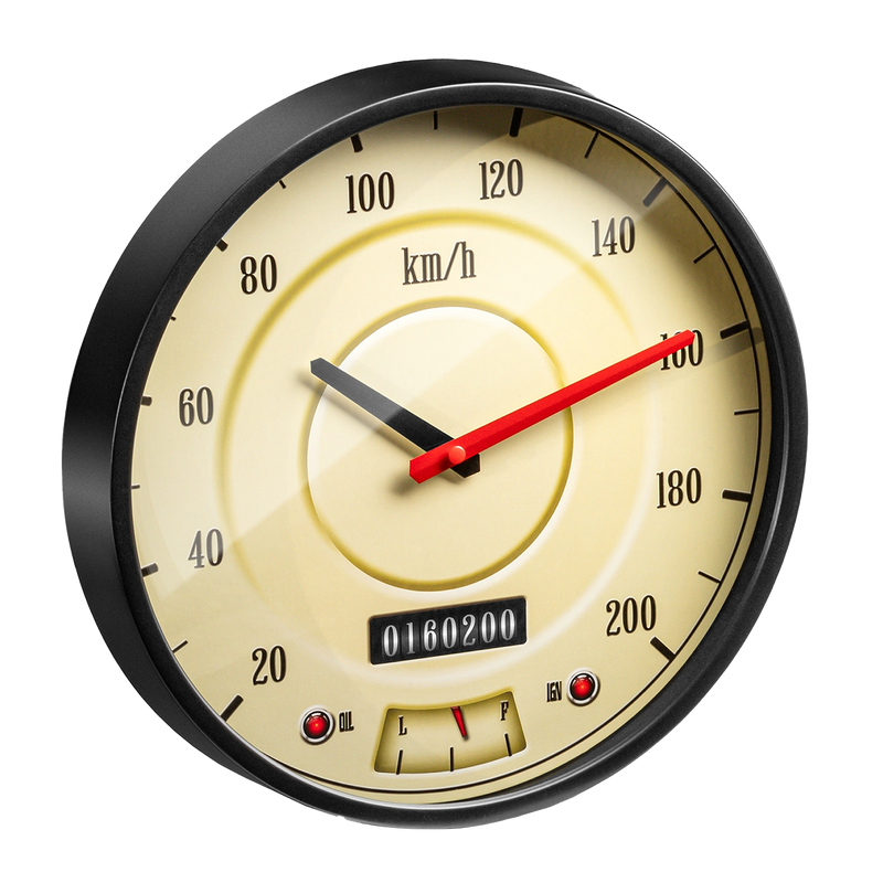 Laden Sie das Bild in Galerie -Viewer, Wanduhr "SPEEDOMETER"