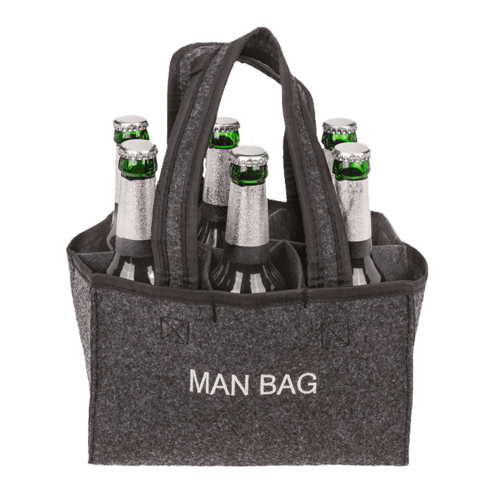 Laden Sie das Bild in Galerie -Viewer, 6er-Tragerl "Man Bag" Artikelbild 1