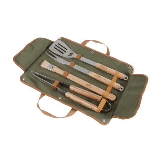 Grillbesteck mit Baumwolltasche Artikelbild 1
