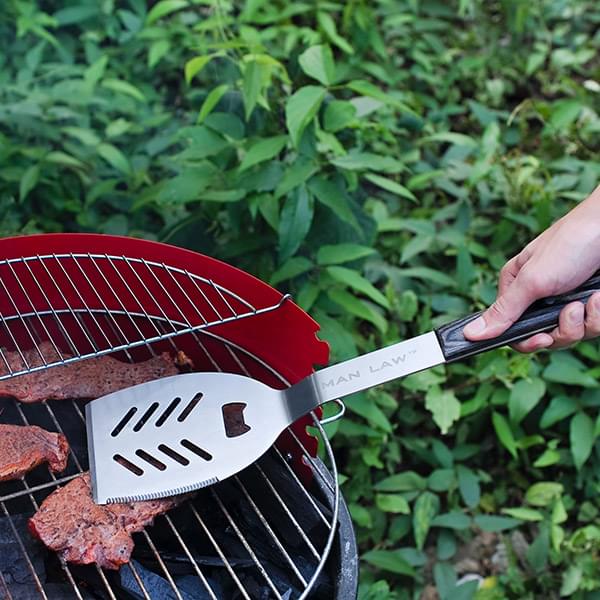 Laden Sie das Bild in Galerie -Viewer, Mächtiges Männer-Grillbesteck 3-teilig Artikelbild 3
