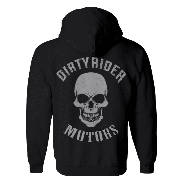 Laden Sie das Bild in Galerie -Viewer, Reißverschluss-Hoody &quot;Dirty Rider Motors“ Artikelbild 1
