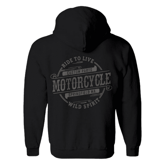Reißverschluss-Hoody "Springfield Motorcycle“ Artikelbild 1