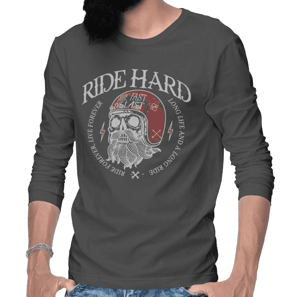 Laden Sie das Bild in Galerie -Viewer, Longsleeve &quot;Ride Hard&quot; Artikelbild 1
