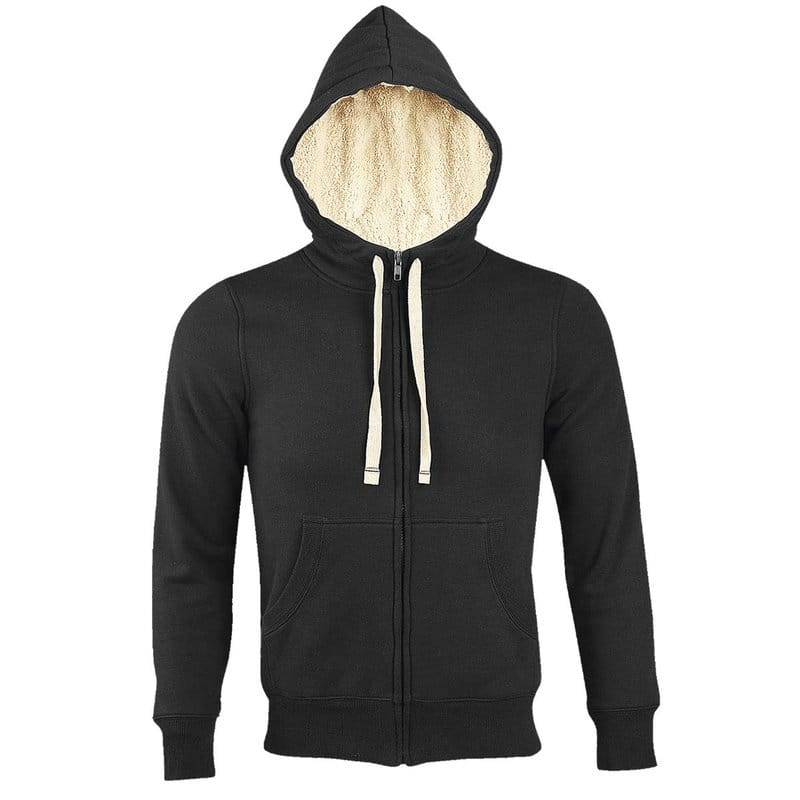 Laden Sie das Bild in Galerie -Viewer, Gefütterter Reißverschluss-Hoody "Move Your Soul" Artikelbild 3