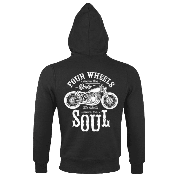 Laden Sie das Bild in Galerie -Viewer, Gefütterter Reißverschluss-Hoody &quot;Move Your Soul&quot; Artikelbild 2
