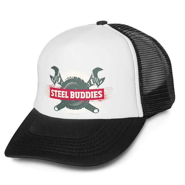 Laden Sie das Bild in Galerie -Viewer, Steel Buddies Trucker-Cap &quot;Logo&quot; Artikelbild 1
