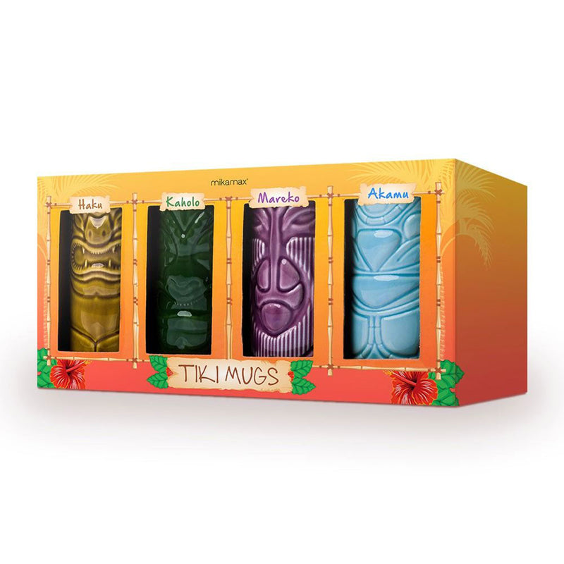 Laden Sie das Bild in Galerie -Viewer, Tiki Becher Set