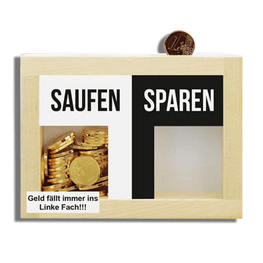 Spardose "Saufen vs Sparen" Artikelbild 1