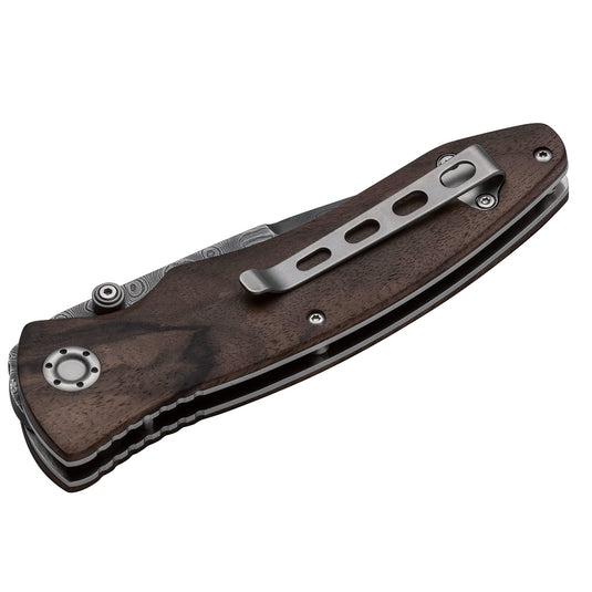 Taschenmesser "Tirpitz-Damast Wood"