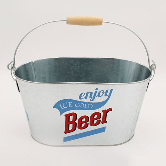 Metalleimer Bierkühler mit Flaschenöffner Artikelbild 3