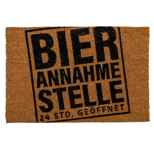 Fussmatte "Bierannahmestelle" Artikelbild 1