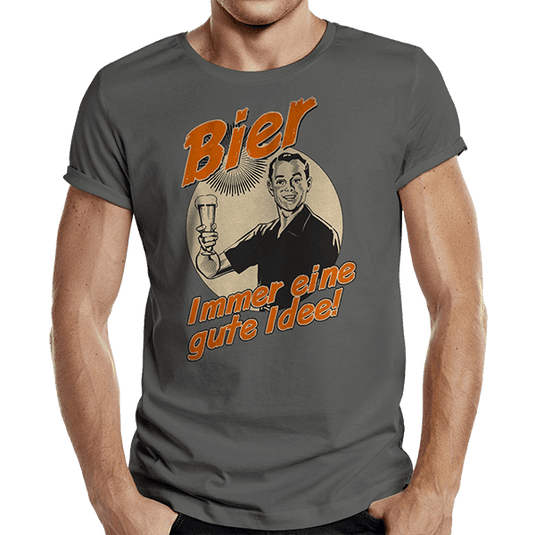 T-Shirt "Bier - immer eine gute Idee" Artikelbild 1