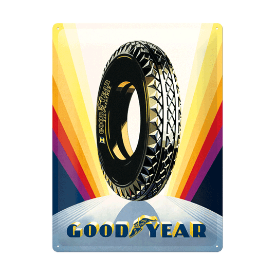 Goodyear Blechschild "Rainbow Wheel" Artikelbild 1