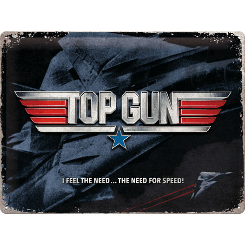 Top Gun Blechschild "The Need for Speed" Artikelbild 1