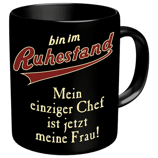 Tasse "Bin im Ruhestand" Artikelbild 1