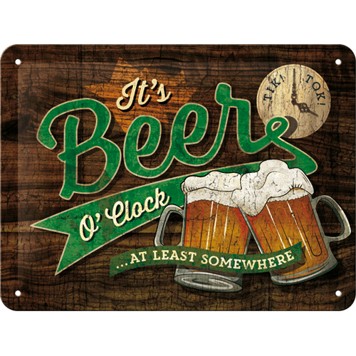 Blechschild "Beer O' Clock" Artikelbild 1