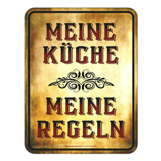 Blechschild "Meine Küche" Artikelbild 1