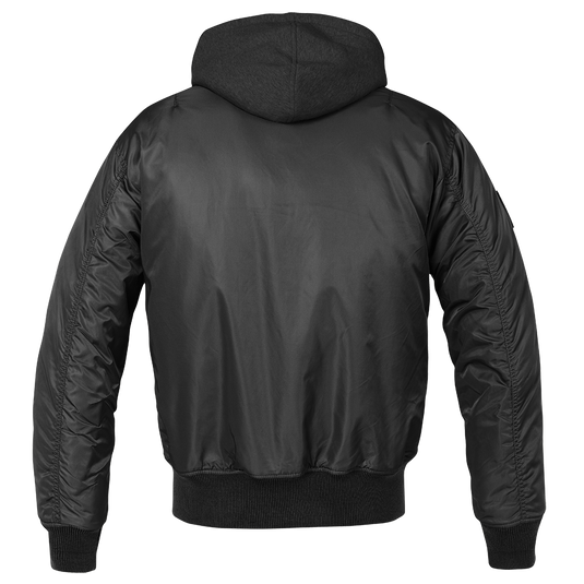 Fliegerjacke mit Sweat-Kapuze von Brandit