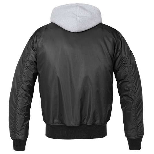 Fliegerjacke mit Sweat-Kapuze von Brandit