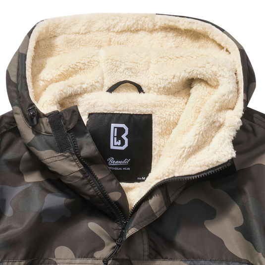 Windbreaker mit Teddyfell-Futter von Brandit