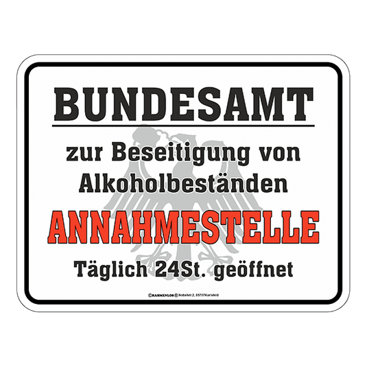 Blechschild "Bundesamt" Artikelbild 1